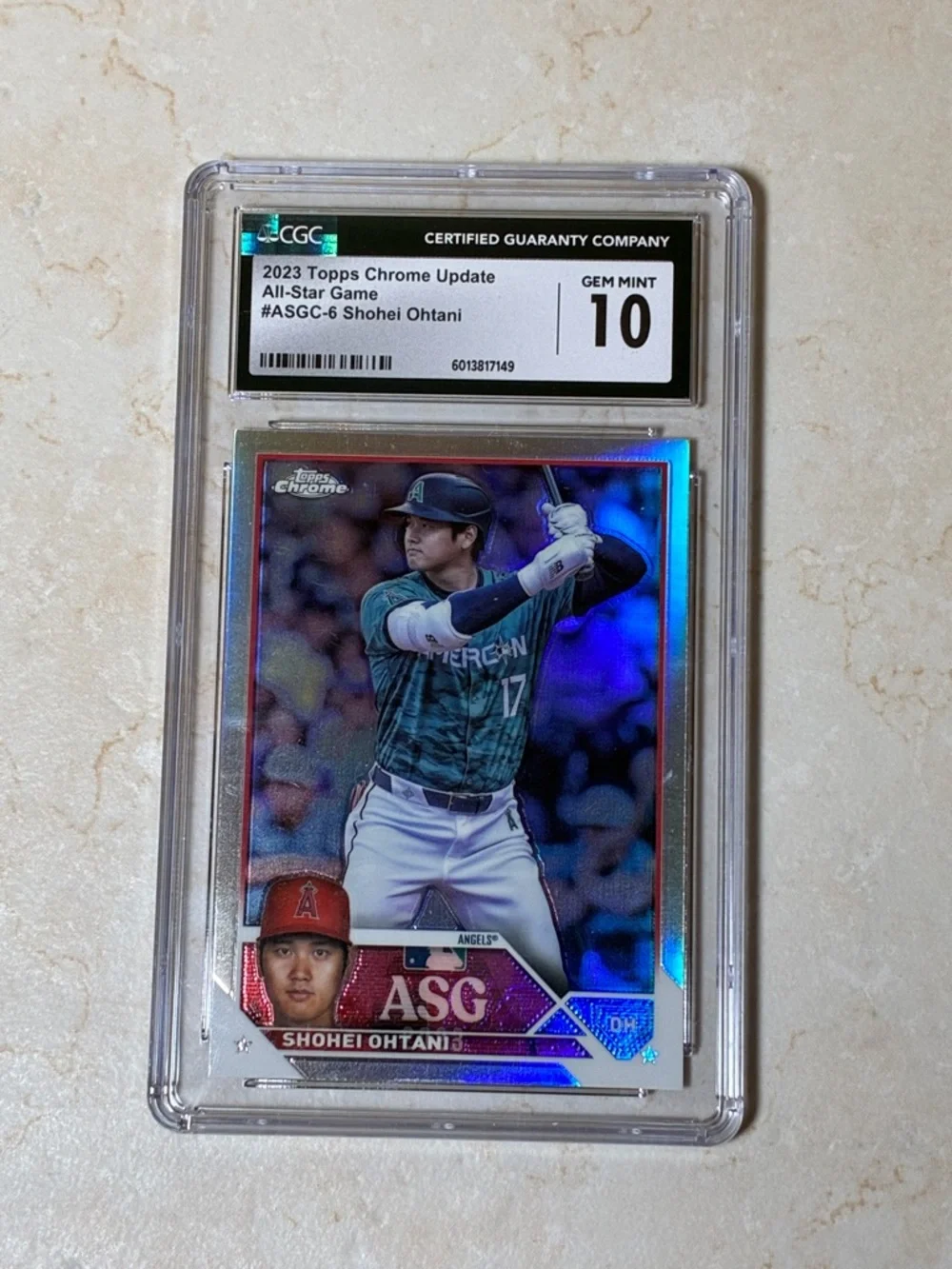 2023 Topps Chrome Shohei Ohtani ASG #ASGC-6 GEM MINT 10 - Picture 1 of 2